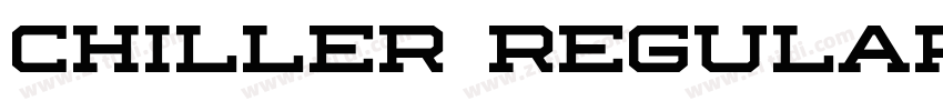 Chiller Regular字体转换 Chiller Regular字体转换
